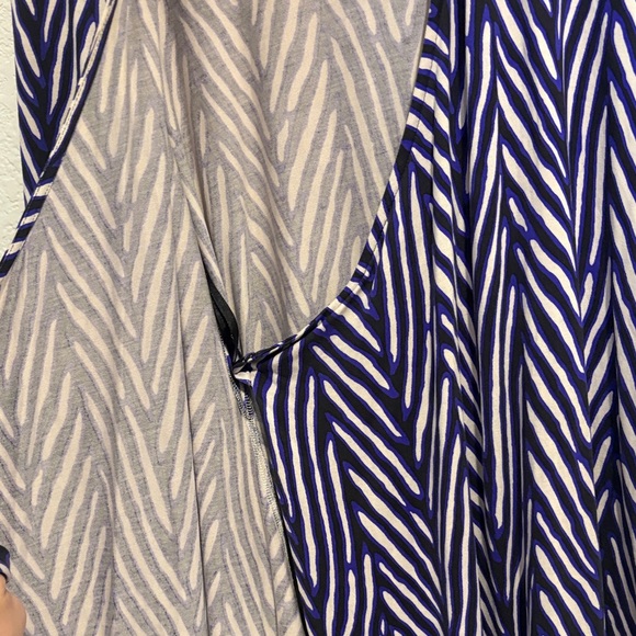 Diane Von Furstenberg Maternity geometric Long Sleeve Dress Medium - Picture 5 of 11